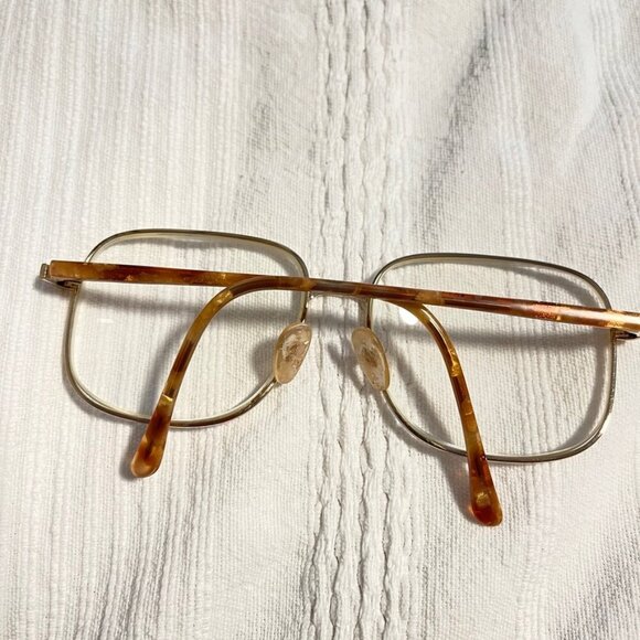 Vintage St. Lawrence Eyeglasses Gold Metal Aviator Frame - Picture 3 of 9